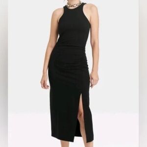 A New Day Ponte Ruched Midi Dress NWT Size XL